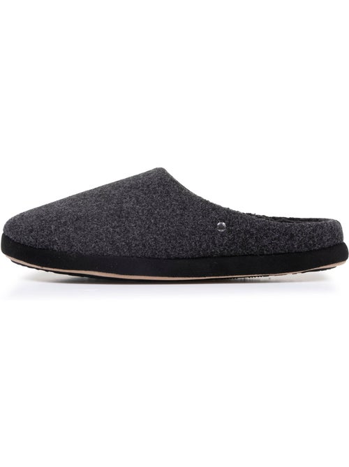 Chaussons mules polaire, chauds, semelle confort homme isotoner - Kiabi Chaussons mules polaire, chauds, semelle confort homme isotoner - Kiabi