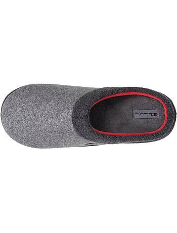 Chaussons mules polaire chinée doux pantoufle confort homme Champion