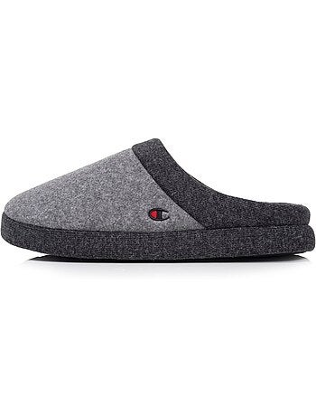 Chaussons mules polaire chinée doux pantoufle confort homme Champion