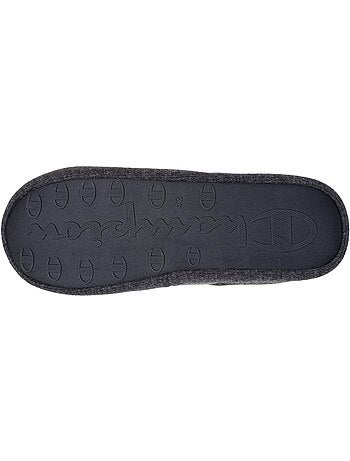 Chaussons mules polaire chinée doux pantoufle confort homme Champion