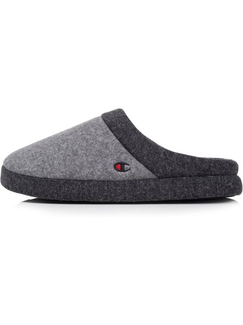 Chaussons mules polaire chinée doux pantoufle confort homme champion - Kiabi Chaussons mules polaire chinée doux pantoufle confort homme champion - Kiabi