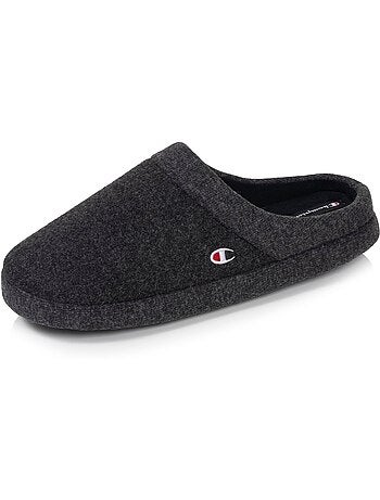 Chaussons mules polaire chinée doux pantoufle confort homme Champion