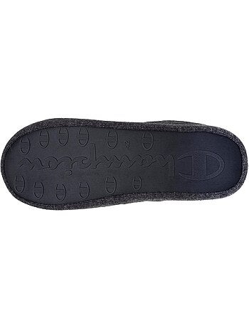 Chaussons mules polaire chinée doux pantoufle confort homme Champion
