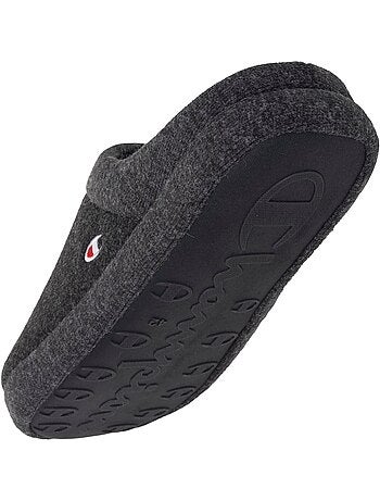 Chaussons mules polaire chinée doux pantoufle confort homme Champion