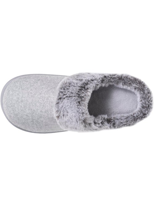 Chaussons mules polaire semelle bloup extra Confort femme Isotoner - Kiabi Chaussons mules polaire semelle bloup extra Confort femme Isotoner - Kiabi