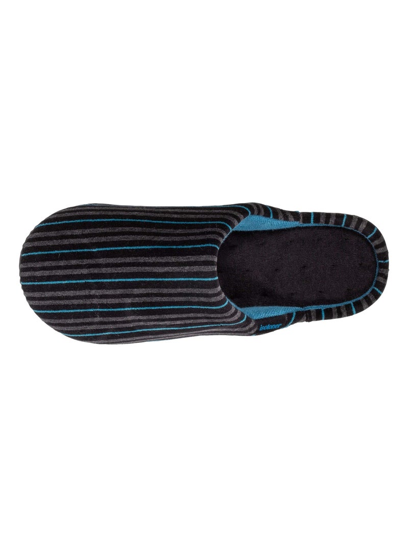 Chaussons mules rayures homme Isotoner Multicolore - Kiabi