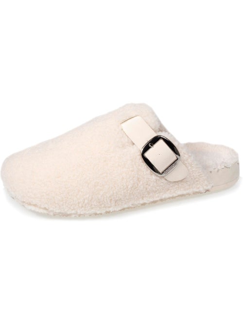 Chaussons mules sabot confort interieur imitation femme isotoner - Kiabi