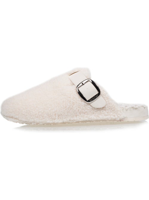 Chaussons mules sabot confort interieur imitation femme isotoner - Kiabi