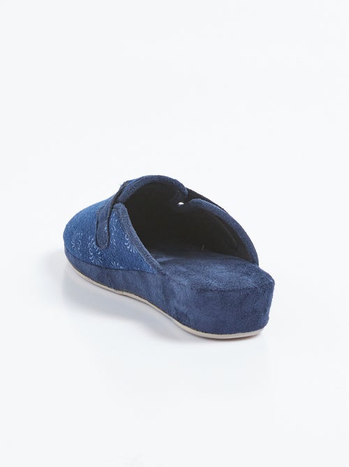 Chaussons mules scratchés largeur confort - Afibel - Kiabi