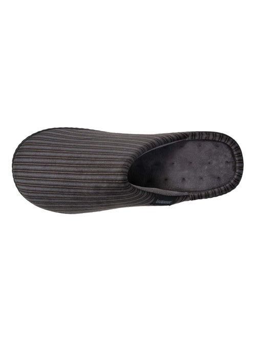 Chaussons mules semelle à mémoire de forme homme Isotoner - Kiabi