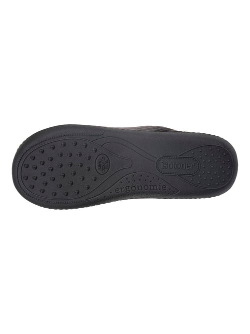 Chaussons mules semelle à mémoire de forme homme Isotoner - Kiabi