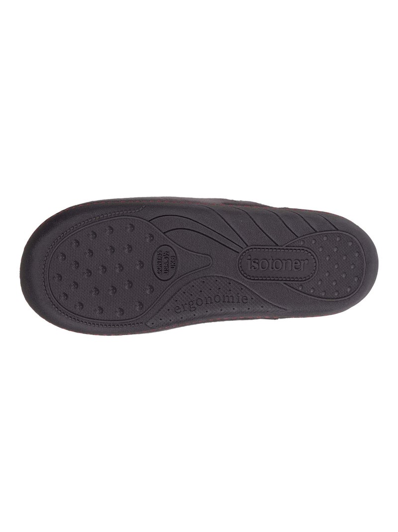 Chaussons mules Semelle antidérapante fille Isotoner Gris foncé - Kiabi