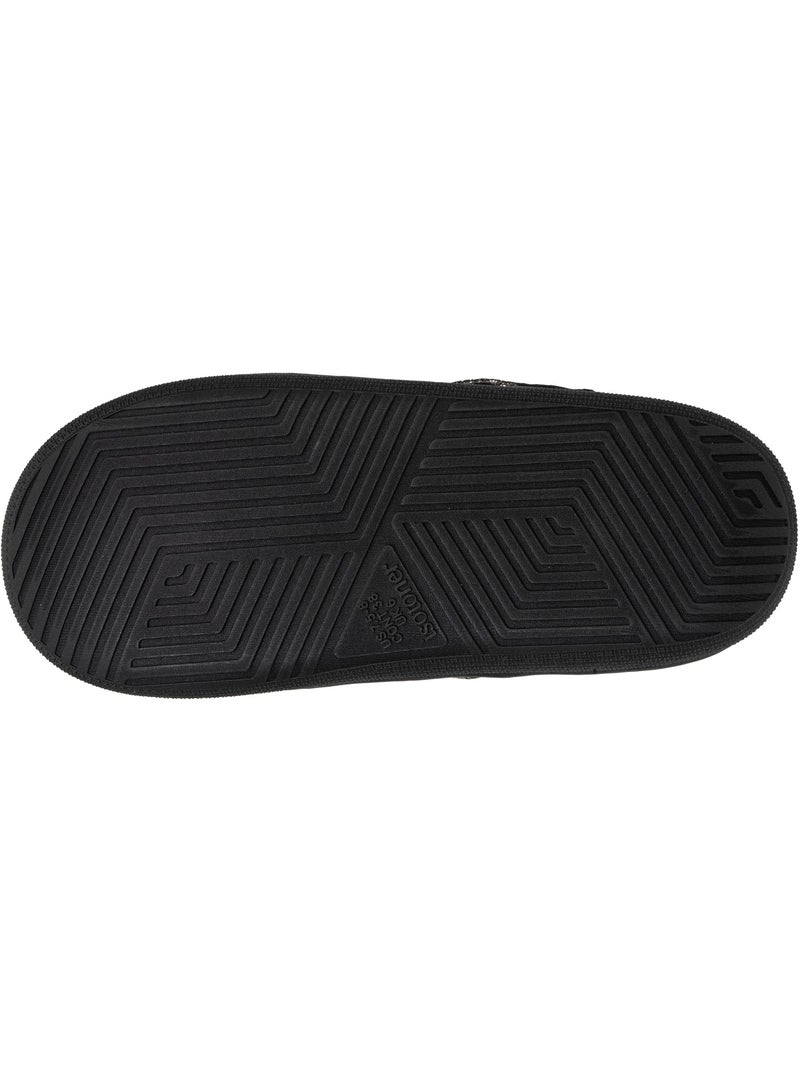 Chaussons mules semelle bloup confort femme Noir - Kiabi