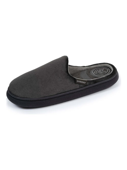Chaussons mules semelle bloup confort ultra moelleuse homme Isotoner - Kiabi