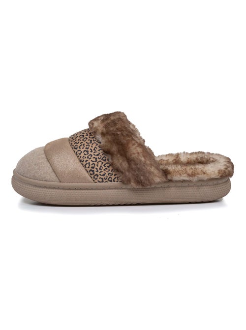 Chaussons mules semelle bloup extra confort femme Isotoner - Kiabi