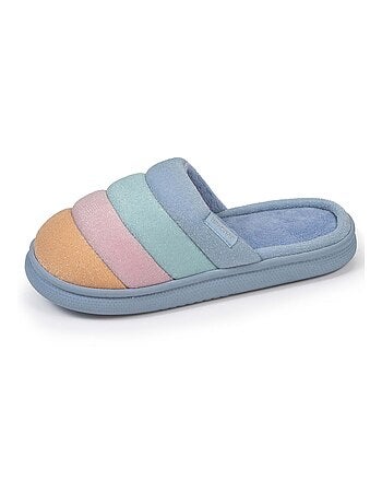 Chaussons mules semelle bloup extra confort femme Isotoner