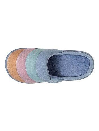 Chaussons mules semelle bloup extra confort femme Isotoner