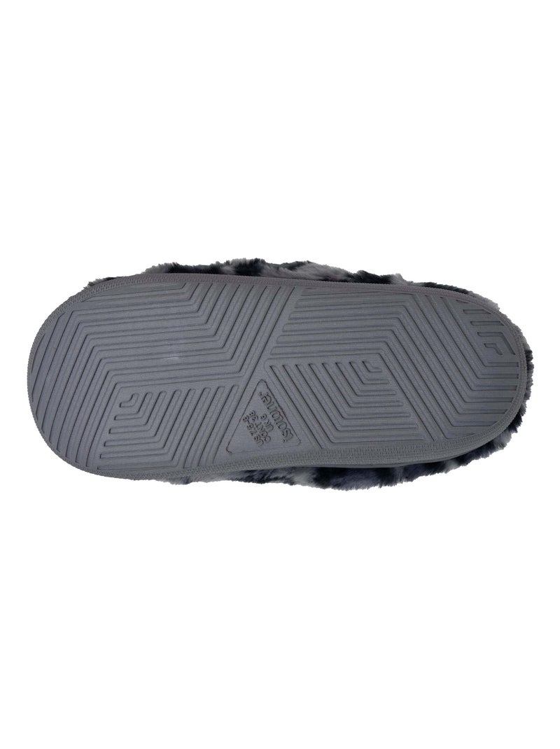 Chaussons mules semelle bloup extra confort femme Isotoner Gris - Kiabi