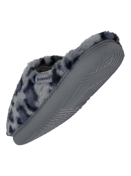 Chaussons mules semelle bloup extra confort femme Isotoner - Kiabi