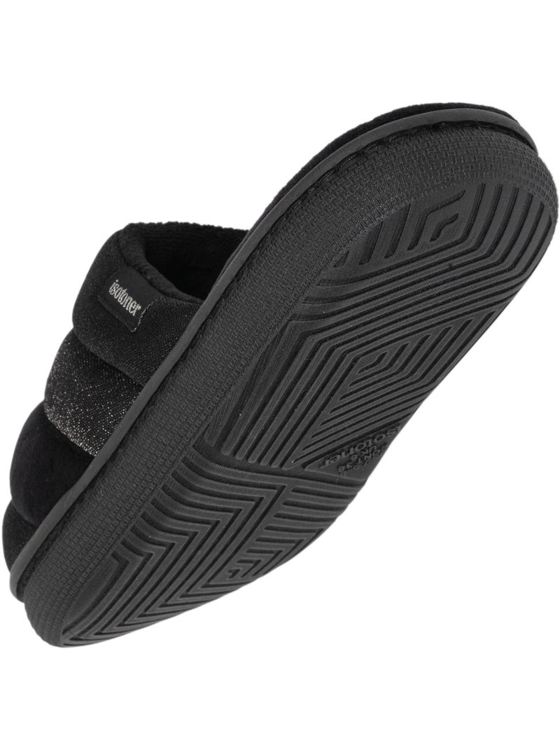 Chaussons mules semelle bloup extra confort femme Noir - Kiabi