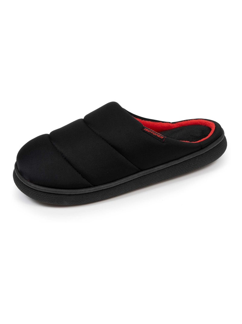 Chaussons mules semelle bloup xtra confort homme Isotoner Noir - Kiabi