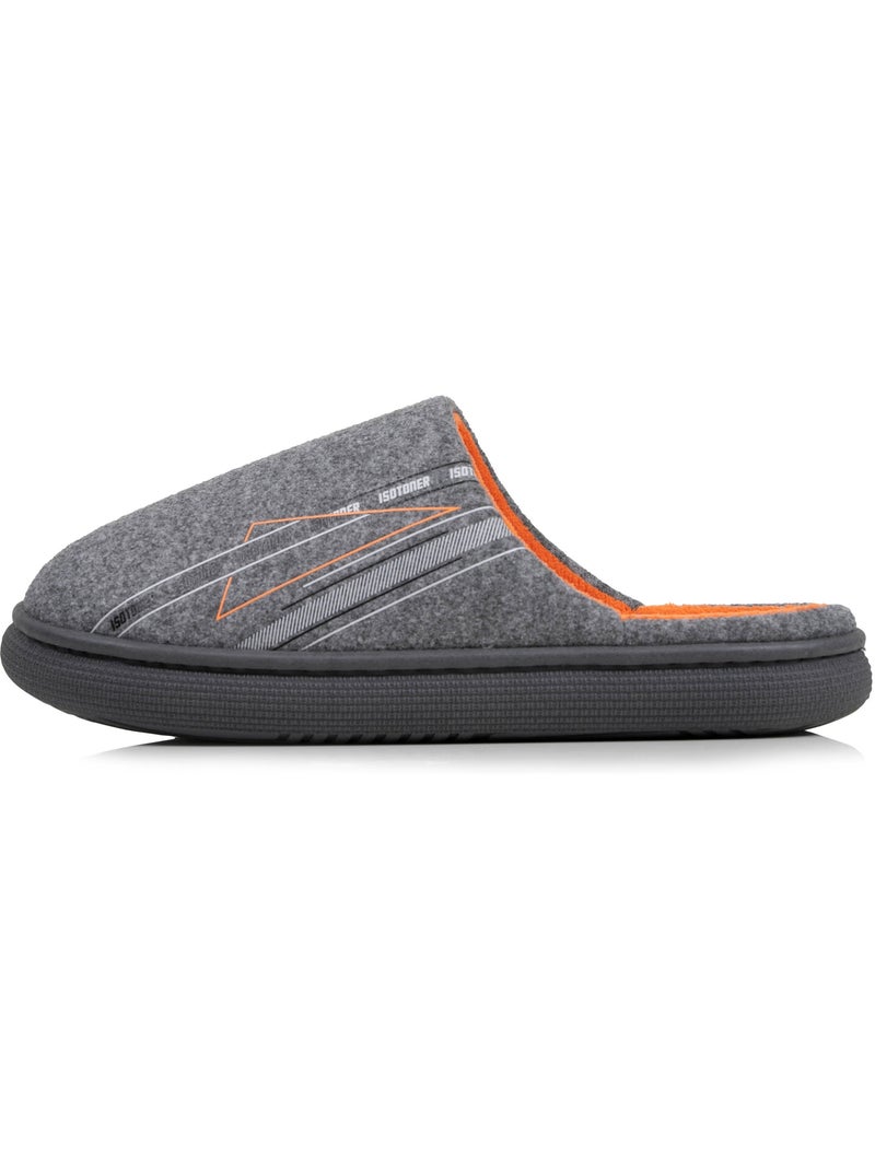 Chaussons mules semelle confort ultra-moelleuse homme Gris chiné - Kiabi