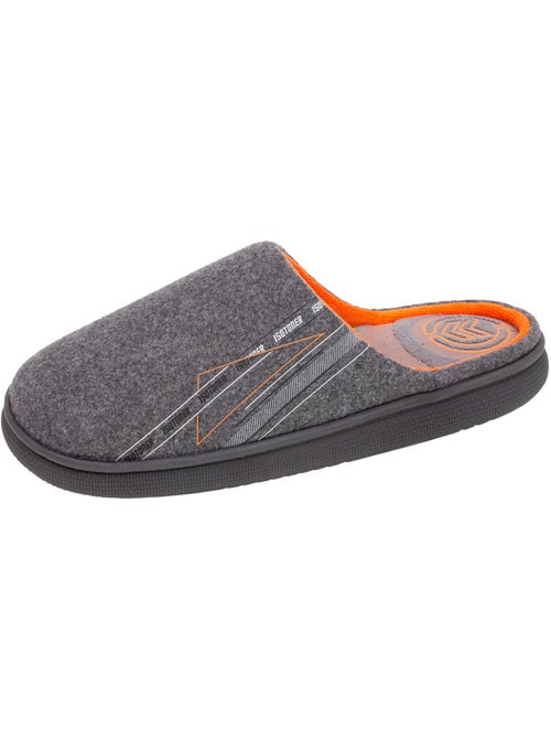 Chaussons mules semelle confort ultra-moelleuse homme Isotoner - Kiabi