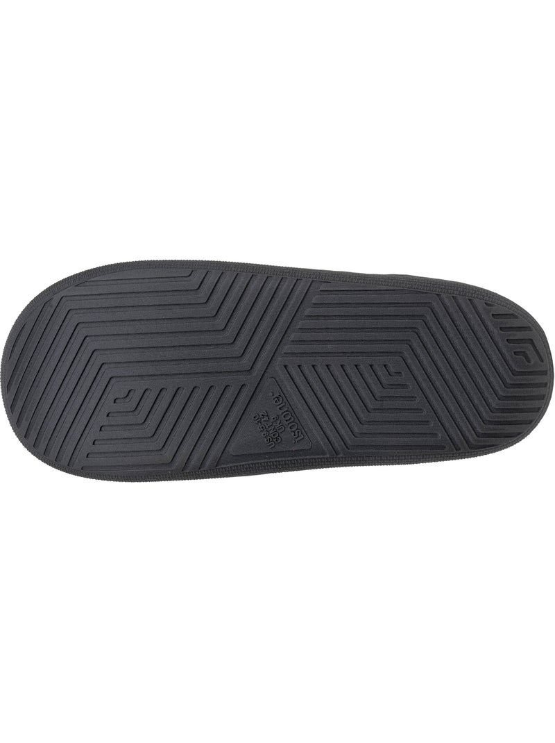 Chaussons mules semelle confort ultra-moelleuse homme Isotoner Gris chiné - Kiabi