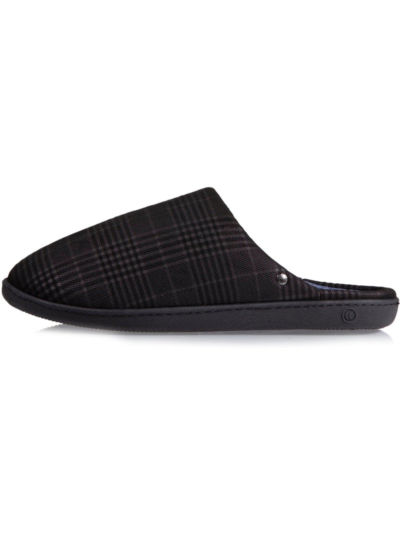Chaussons mules semelle très confortable homme isotoner Noir Marron - Kiabi