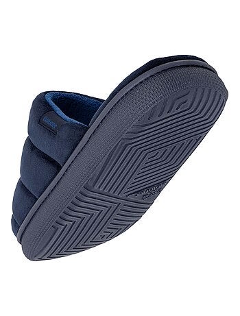 Chaussons mules semelle ultra moelleuse homme Isotoner