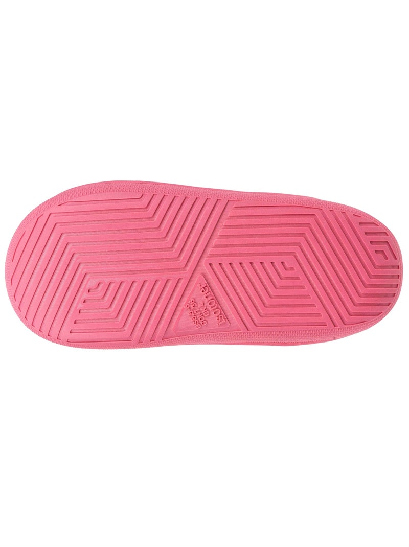 Chaussons mules sherpa fraise, semelle bloup XTRA fille Isotoner Ivoire - Kiabi