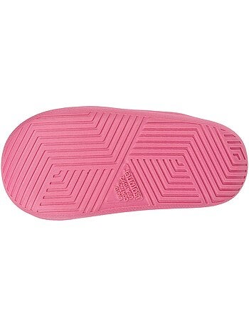 Chaussons mules sherpa fraise, semelle bloup xtra fille