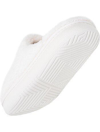 Chaussons mules sherpa stylé et chaud confort douillets femme Champion