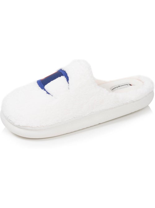 Chaussons mules sherpa stylé et chaud confort douillets femme Champion - Kiabi Chaussons mules sherpa stylé et chaud confort douillets femme Champion - Kiabi