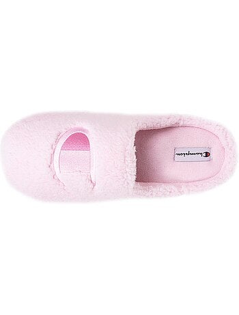 Chaussons mules sherpa stylé et chaud confort douillets femme champion