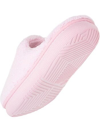 Chaussons mules sherpa stylé et chaud confort douillets femme champion
