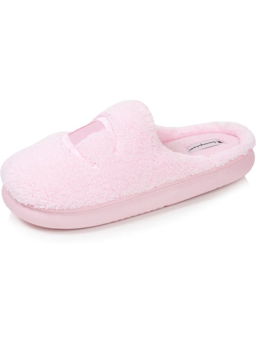 Chaussons mules sherpa stylé et chaud confort douillets femme Champion - Kiabi Chaussons mules sherpa stylé et chaud confort douillets femme Champion - Kiabi