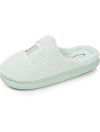 Chaussons mules sherpa stylé et chaud confort douillets femme champion