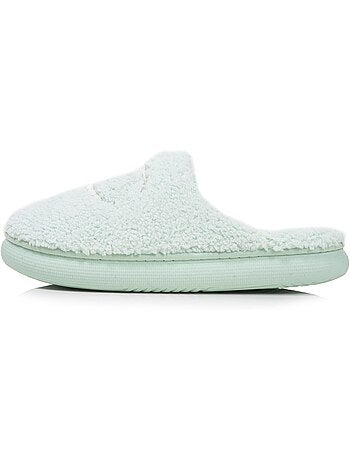 Chaussons mules sherpa stylé et chaud confort douillets femme champion