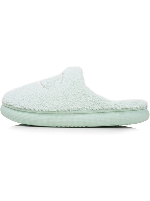 Chaussons mules sherpa stylé et chaud confort douillets femme Champion - Kiabi Chaussons mules sherpa stylé et chaud confort douillets femme Champion - Kiabi