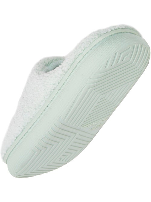 Chaussons mules sherpa stylé et chaud confort douillets femme Champion - Kiabi Chaussons mules sherpa stylé et chaud confort douillets femme Champion - Kiabi