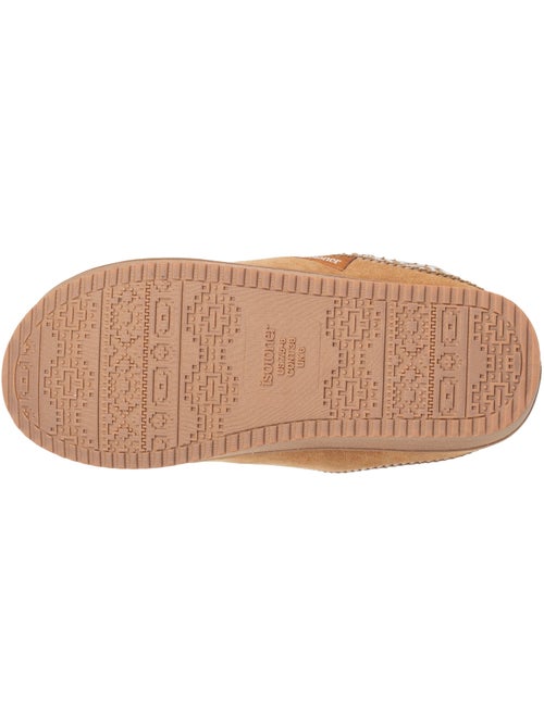 Chaussons mules suédine à semelle compensé de 3,5 cm, femme Isotoner - Kiabi Chaussons mules suédine à semelle compensé de 3,5 cm, femme Isotoner - Kiabi