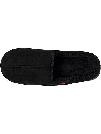 Chaussons mules suédine, confortables homme isotoner