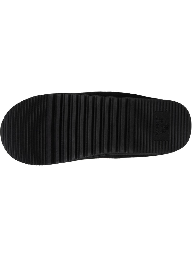 Chaussons mules suédine, confortables homme isotoner Noir - Kiabi