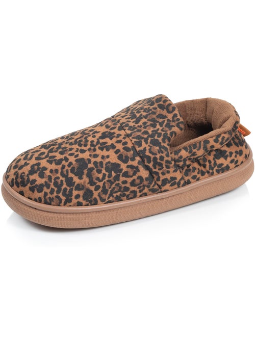 Chaussons mules suédine semelle bloup extra confort femme isotoner - Kiabi