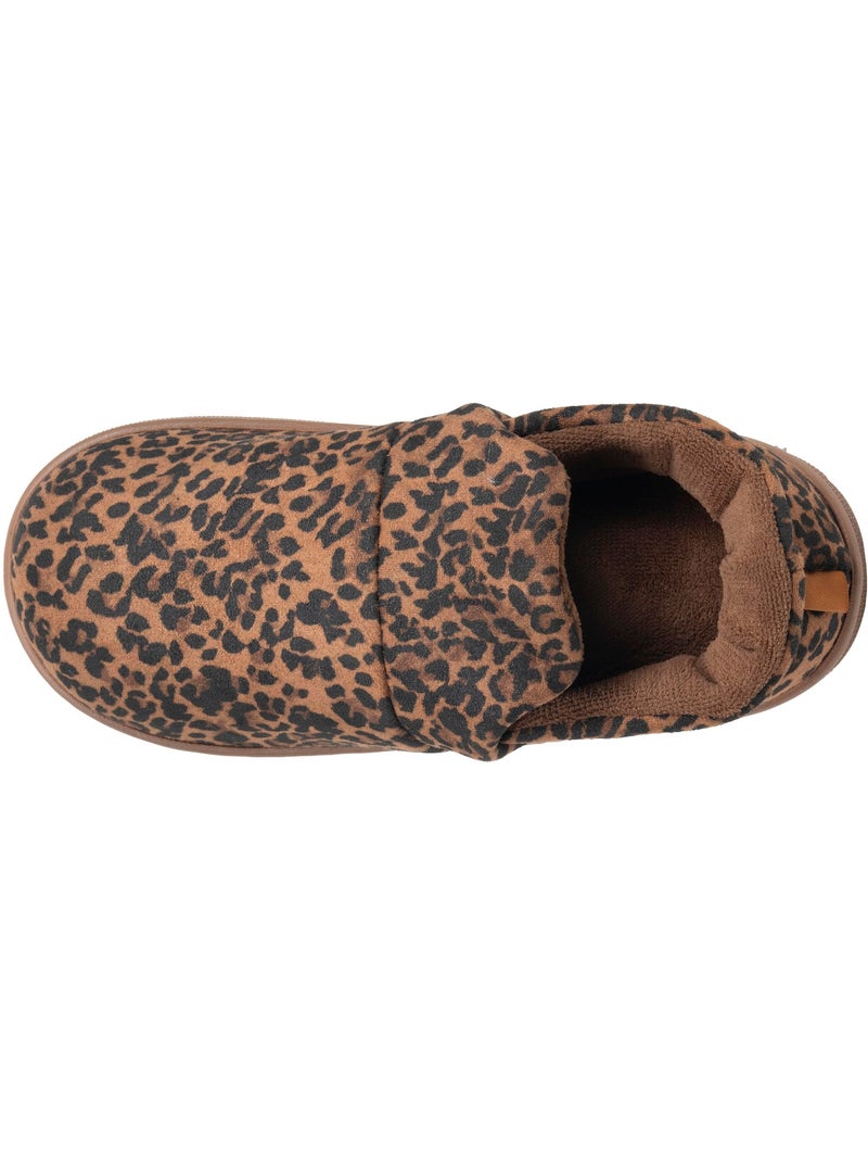 Chaussons mules suédine semelle bloup extra confort femme isotoner Camel - Kiabi