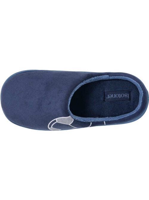 Chaussons mules suédine semelle bloup extra confort garçon isotoner - Kiabi