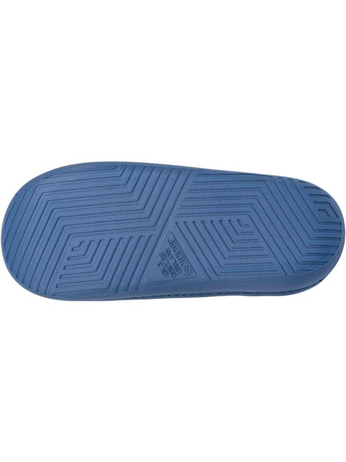 Chaussons mules suédine semelle bloup extra confort garçon isotoner - Kiabi