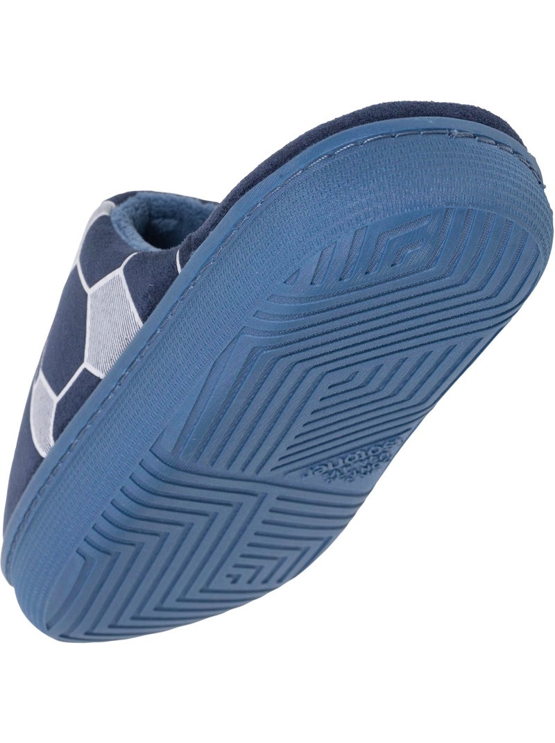 Chaussons mules suédine semelle bloup extra confort garçon isotoner Bleu marine - Kiabi