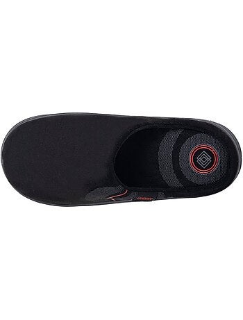 Chaussons mules velours semelle bloup extra confort homme isotoner